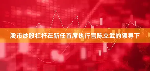 股市炒股杠杆　　在新任首席执行官陈立武的领导下